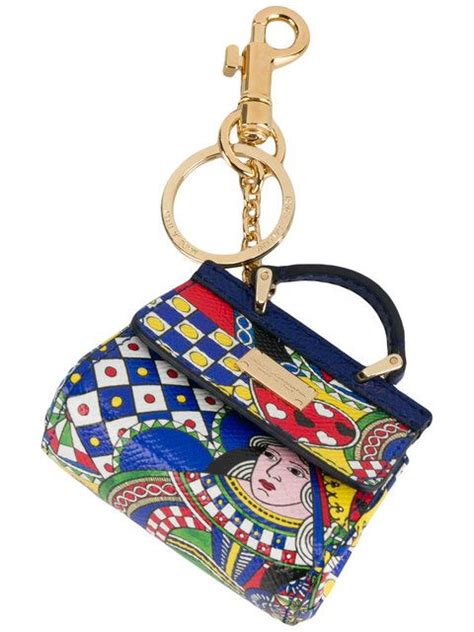 dolce and gabbana keychain wallet|dolce and gabbana purses outlet.